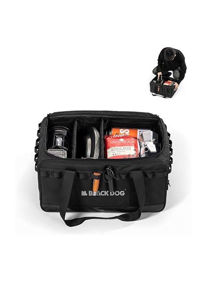 General Camping Storage Box, BLACKDOG Tool Box, 11.8 Gallon (30 L) Large Capacity, Multipurpose Tote Bag, Storage Box, Camping Storage Bag, Firewood Bag, Container, 7-Wheel Storage Box, Waterproof  - Image 2
