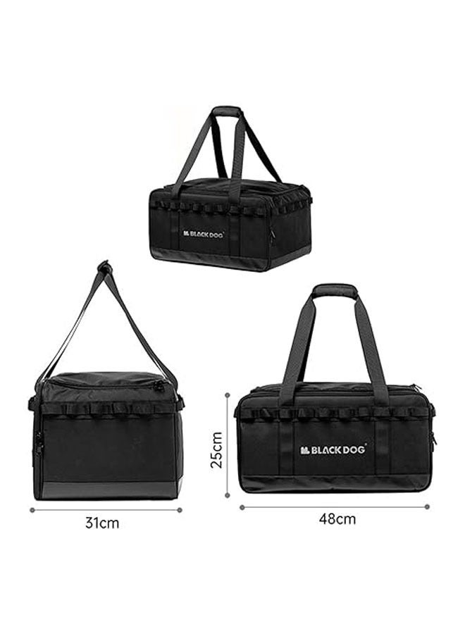 General Camping Storage Box, BLACKDOG Tool Box, 11.8 Gallon (30 L) Large Capacity, Multipurpose Tote Bag, Storage Box, Camping Storage Bag, Firewood Bag, Container, 7-Wheel Storage Box, Waterproof  - Image 3