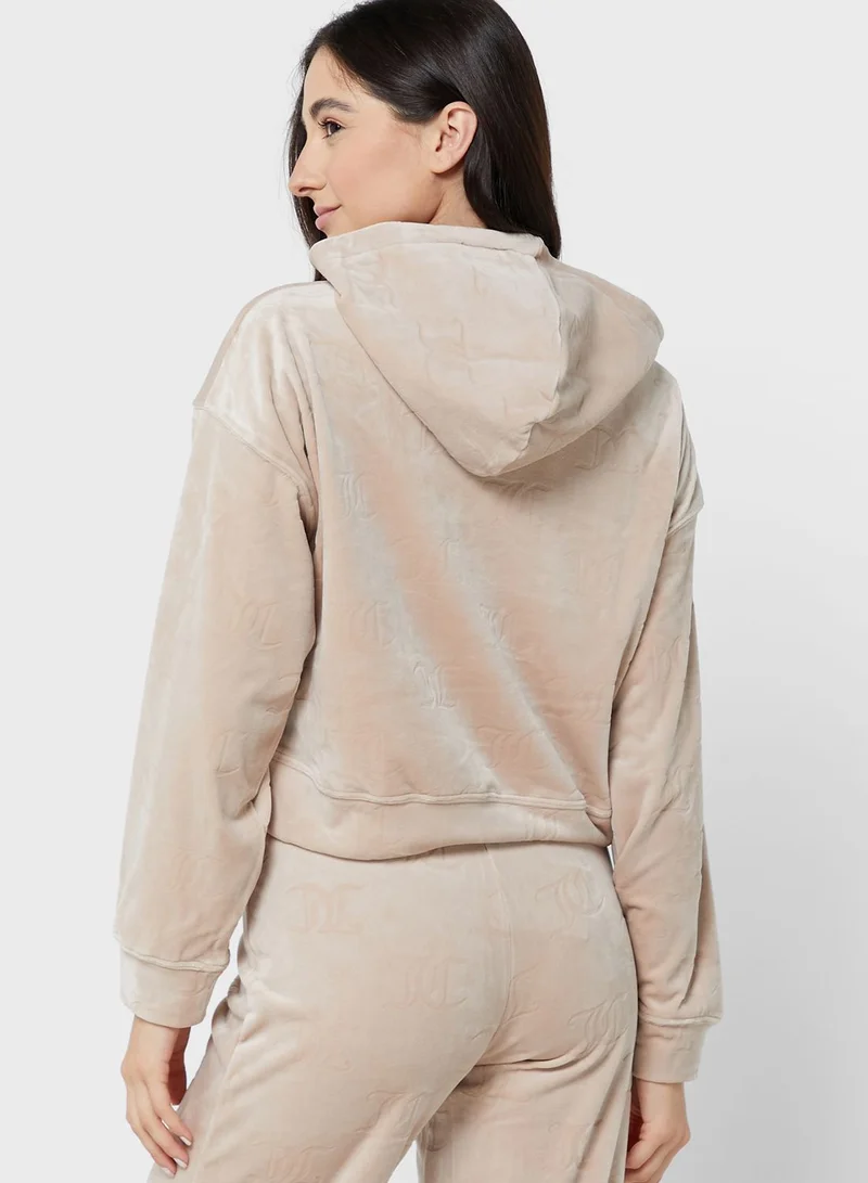 Juicy Couture Pocket Detail Hoodie