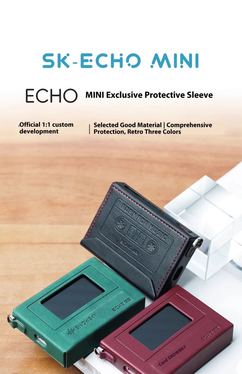 FiiO SnowSky Echo Mini Protective Leather Case for Music Player, Black - Image 4