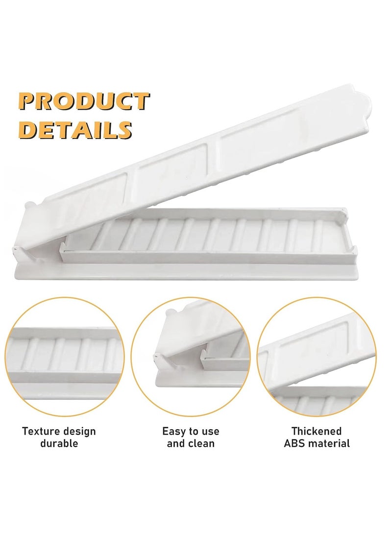 Kebab Maker Plastic Kebab Press Manual Kabob Mould Foldable Flat Kabobs Skewers Maker for Outdoor Grilling Barbecue Foldable Grill Rack Kebab Brochette Maker for Kitchen Outdoor - Image 4