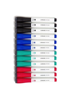 U Brands Dry-Erase Markers, Office Supplies, Assorted Colors, Medium Point, 12 Count  - Image 2