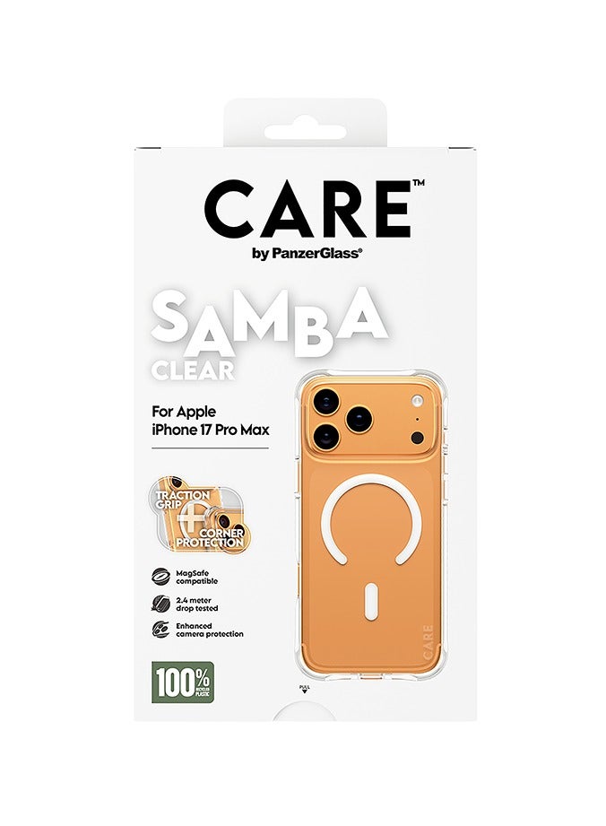 PanzerGlass CARE Fashionable Case Samba with White Magsafe iPhone 17 Pro Max - Clear - Image 4