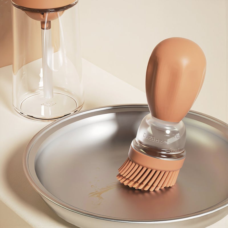 Oil Brush Bottle No Leak No Bristle Fall No Mess Easy Clean Frustration Free Cooking - Image 5