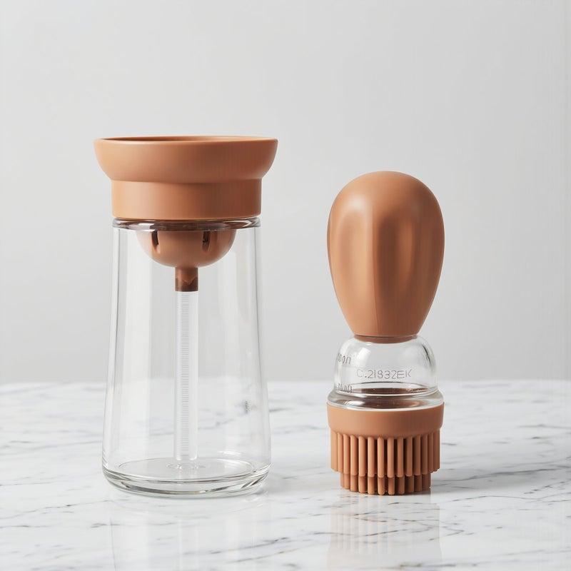Oil Brush Bottle No Leak No Bristle Fall No Mess Easy Clean Frustration Free Cooking - Image 4