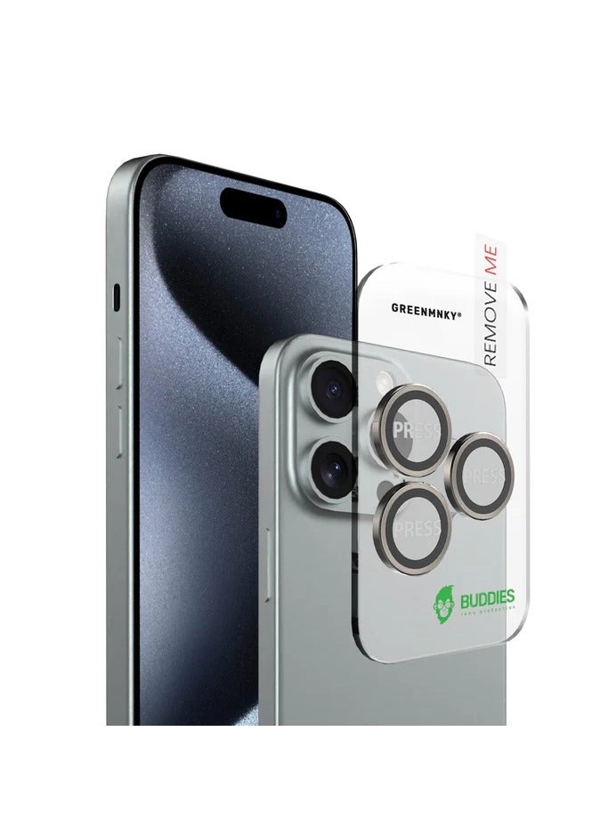 GREENMNKY 16 PRO MAX CAMERA LENS PROTECTION - Image 1