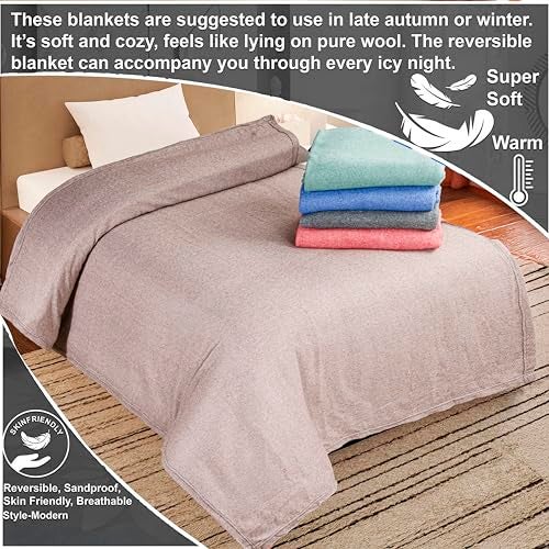 CHANDRAVATI Stylish Polar Fleece Single Bed AC Fleece Wool Blanket - 58x88 Inch || Skin Friendly ||Self|| (2) - Image 5