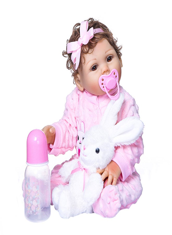 470mm Full Body Silicone Reborn Baby Doll Waterproof Baby Bath Toy Baby Kids Fashion Doll Gift - Image 1