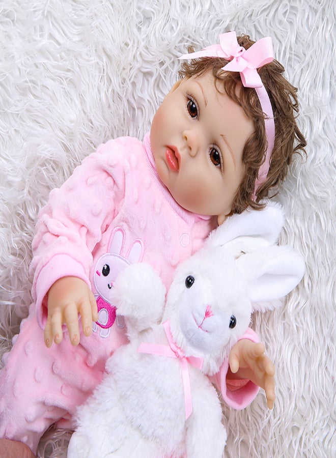 470mm Full Body Silicone Reborn Baby Doll Waterproof Baby Bath Toy Baby Kids Fashion Doll Gift - Image 3