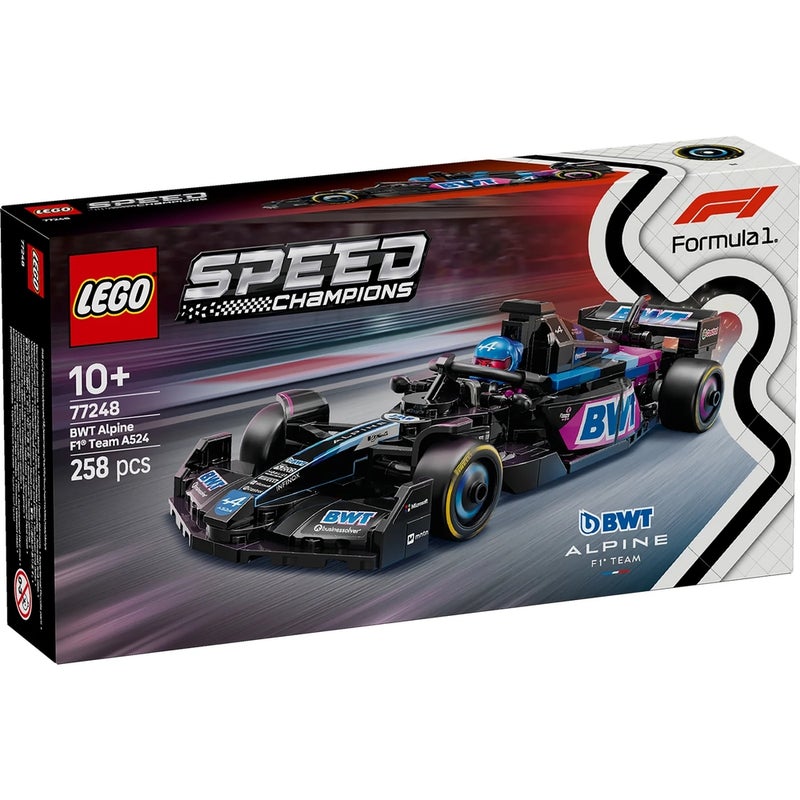 LEGO - Speed Champions BWT Alpine F1 Team A524 Race Car 258 Pieces - 77248 - Image 1