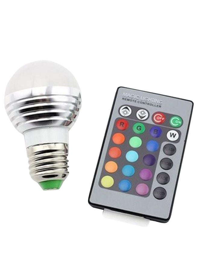 NIBEMINENT 8-Piece Intelligent Rechargeable Emergency Light Bulb Set Multicolour 5 x 8centimeter