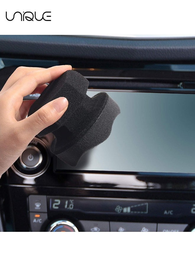 Unique 4 Pack Pro Tire Hex Grip Applicator Reusable Shine Dressing Pad Car Cleaning Supplies After Wash Cleaner for Vinyl Rubber Trim Accessories Wheel Rim，For Tire Detailing  - Image 5