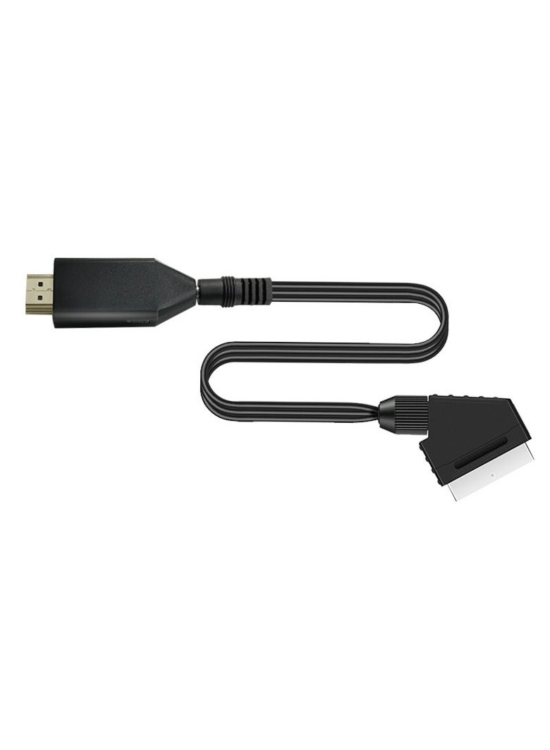 general 1 meter SCART to HDMI cable rich application scenarios convenient to carry for HDTV high-definition converter - Image 2