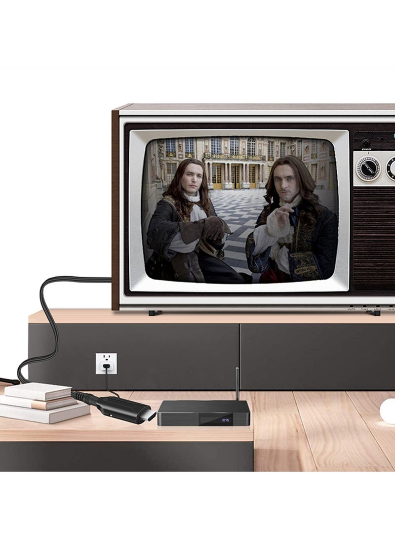 general 1 meter SCART to HDMI cable rich application scenarios convenient to carry for HDTV high-definition converter - Image 5