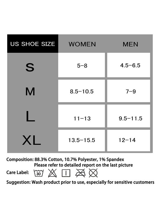 CS CELERSPORT Cushion No Show Tab Athletic Running Socks for Men and Women (6 Pairs),XL, White - Image 2