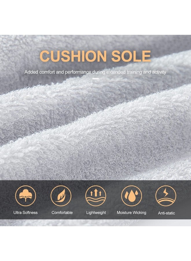 CS CELERSPORT Cushion No Show Tab Athletic Running Socks for Men and Women (6 Pairs),XL, White - Image 5