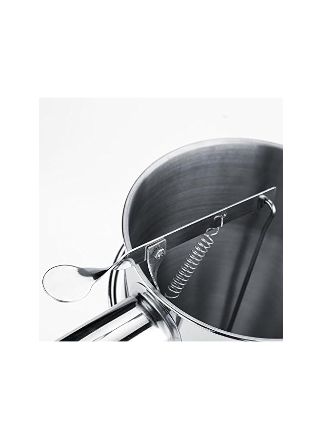 S-TOP Stainless Steel Kitchen Funnel Spice Funnel Cooking Funnel with Handle and Holder Rack, Ideal for Both Liquids - Image 4