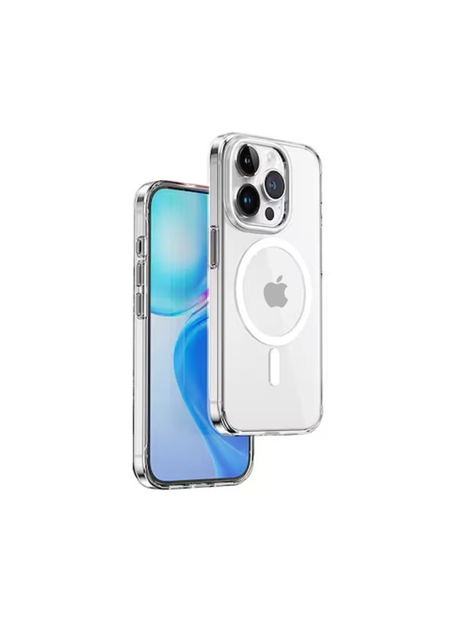 FITIT جراب FITIT CLEAR MAGSAFE مقاس 6.7 بوصة لهاتف IPHONE 15 Pro Max، يدعم الشحن اللاسلكي، حماية من الدرجة العسكرية، مضاد للاصفرار، مضاد للخدش، جراب مغناطيسي رفيع - Image 1