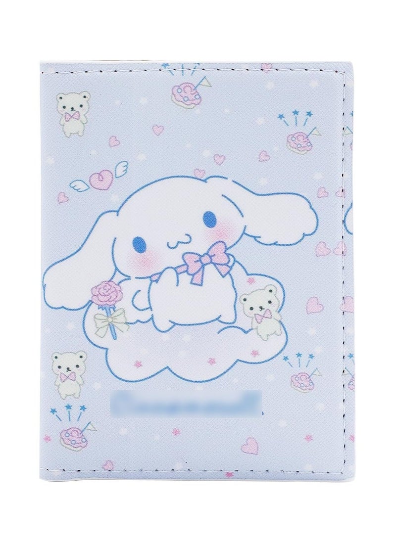 Y&D - Passport Cover Cute Cartoon Kitty Leather Holder Travel Case Kawaii Cat Wallet Credit Card for Women Cards Organizer Accessories - Image 1