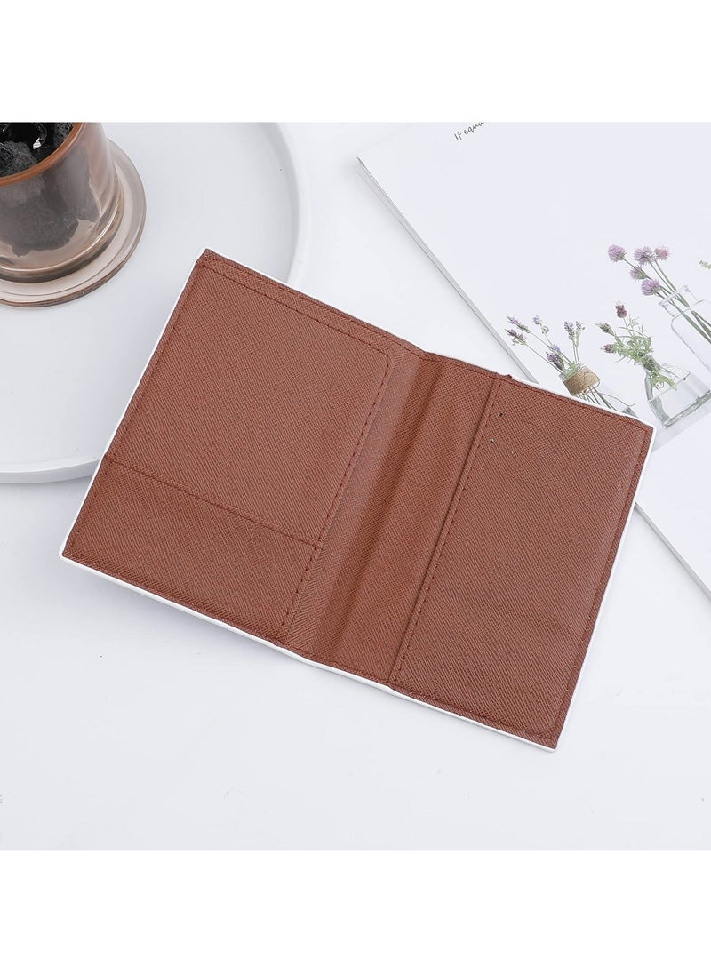 Y&D - Passport Cover Cute Cartoon Kitty Leather Holder Travel Case Kawaii Cat Wallet Credit Card for Women Cards Organizer Accessories - Image 1