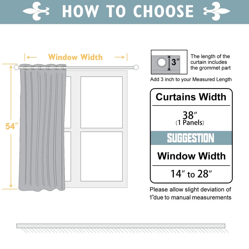 ChrisDowa Blackout Curtains 54 Inches Long for Living Room  Grommet Thermal Insulated Room Darkening Curtains for Bedroom (1 Panel Set  Pink  38W x 54L) - Image 5