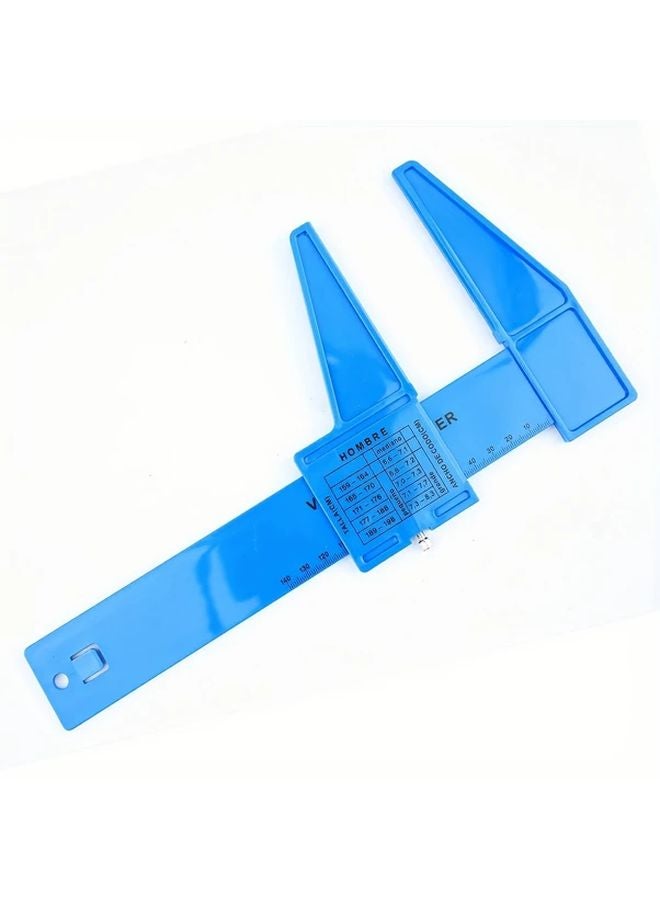 Blue Plastic Caliper Elbow Joint Ruler 0 140mm Health Measuring Tool - Image 1
