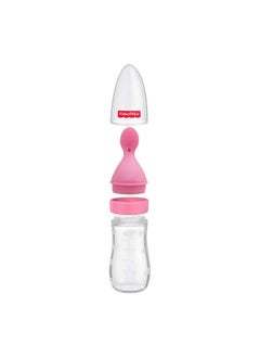 Fisher-Price Squeezy Silicone Food Feeder For Baby, Pink, 125Ml  - Image 1