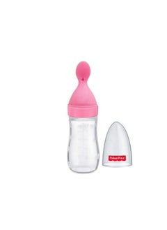 Fisher-Price Squeezy Silicone Food Feeder For Baby, Pink, 125Ml  - Image 4