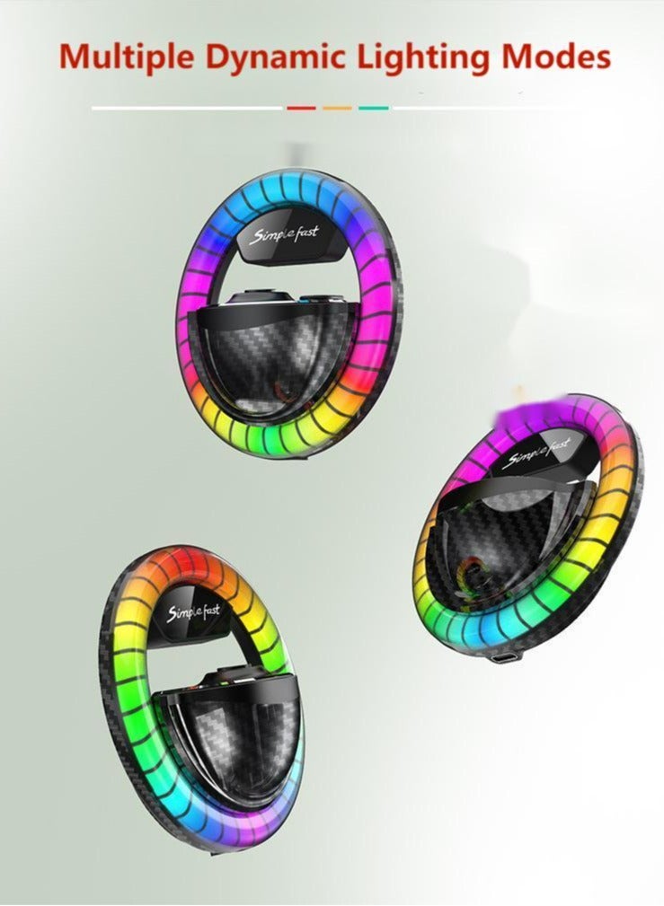 Generic Car intelligent fragrance outlet aromatherapy rhythm lamp magic color LED light machine,  car diffuser, air vent freshener(2-pcs FREE premium aromatherapy included) - Image 5