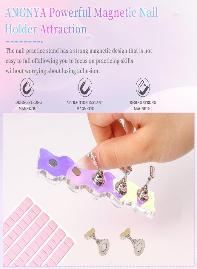 ANGNYA Nail Stands for Press Ons Fake Nail Holder for Painting Nails Art - Image 4