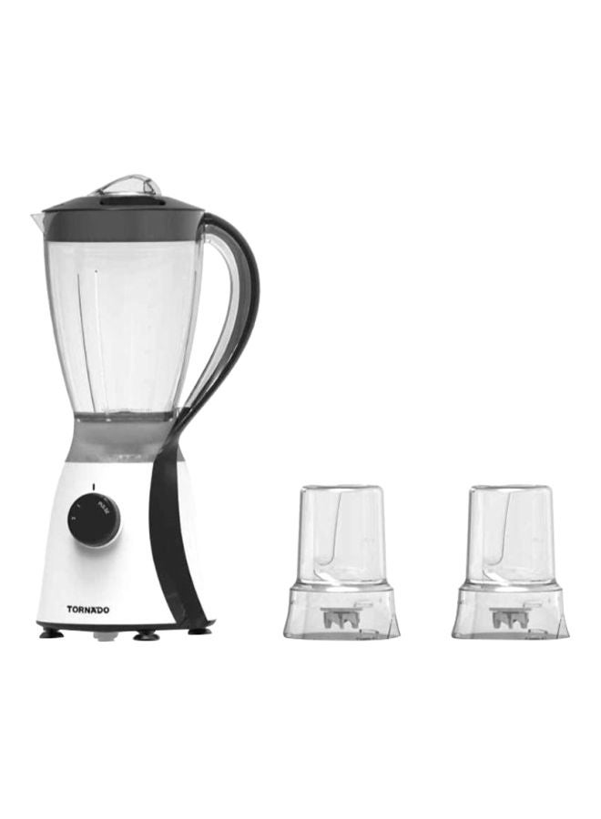 TORNADO 3-In-1 Electric Blender Set 600W 600 W TB-600/2 White/Clear/Black - Image 1