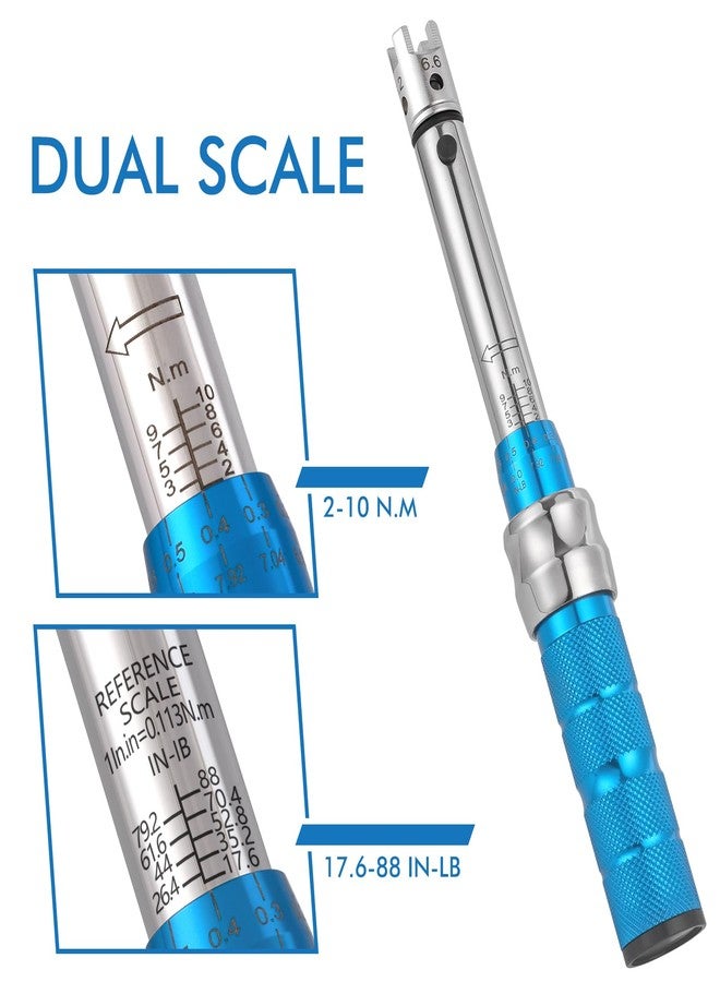 COTOUXKER Spoke Torque Wrench, 2-10NM Torque Wrench Set for Motorcycle and Dirt Bike Spoke - Image 3