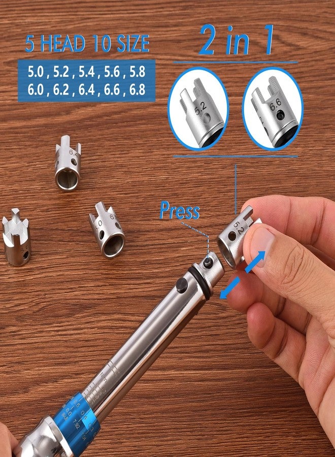 COTOUXKER Spoke Torque Wrench, 2-10NM Torque Wrench Set for Motorcycle and Dirt Bike Spoke - Image 5