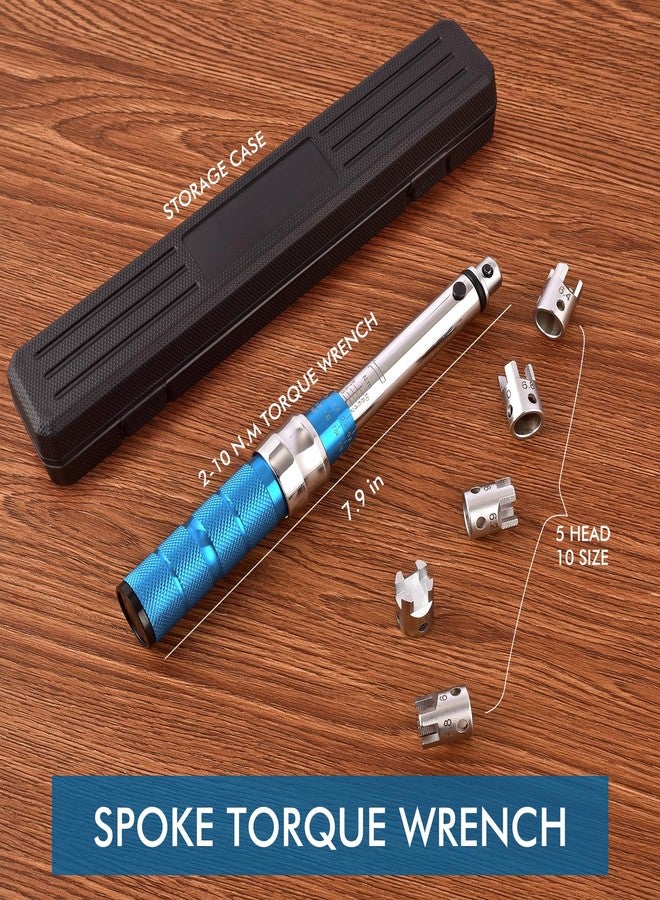 COTOUXKER Spoke Torque Wrench, 2-10NM Torque Wrench Set for Motorcycle and Dirt Bike Spoke - Image 2