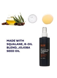 scotch porter Scotch Porter Daily Hydration Conditioner Spray for Beard & Hair | Coconut, Avocado & More | 8oz Bottle with Pump  - Image 4