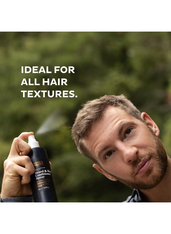 scotch porter Scotch Porter Daily Hydration Conditioner Spray for Beard & Hair | Coconut, Avocado & More | 8oz Bottle with Pump  - Image 3