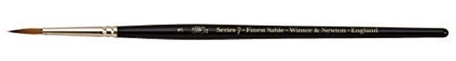 Winsor Newton Winsor & Newton Series 7 Kolinsky Sable Brush, Round SH #3 - Image 4