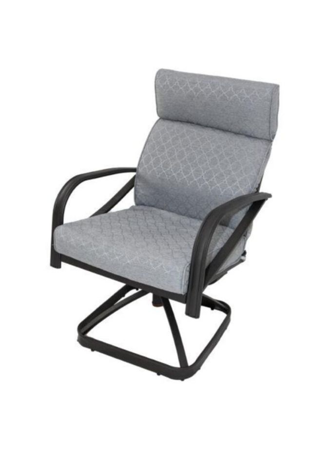 Swin Furniture Glass Top Six-Seater Outdoor Dining Set With Chairs - Image 4
