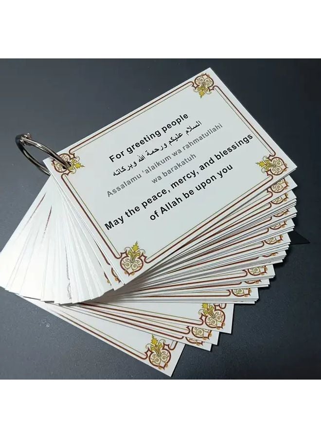 Daily Dua Cards Islamic Flash Cards With Transliteration Muslim Ramadan Gift - Image 2