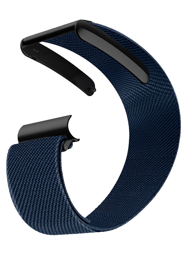 CATANES Premium Adjustable Nylon Strap for WHOOP 5 – Lightweight & Breathable Replacement Band - Navy Blue - Image 1