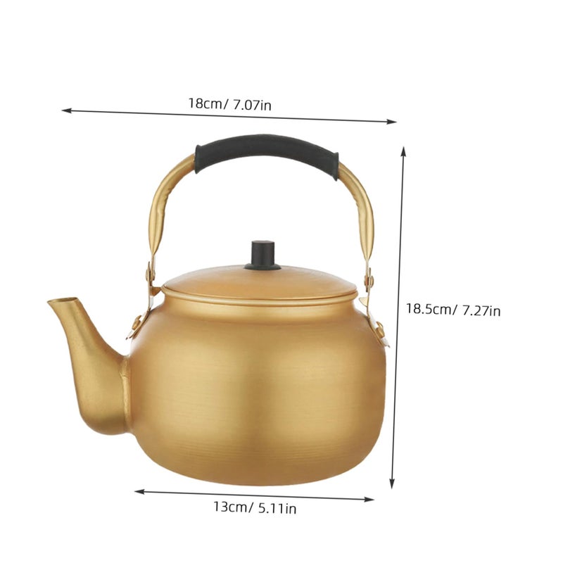 Thickened Aluminum Tea Kettle For Gas Stove And Open Flame Heating - Image 3