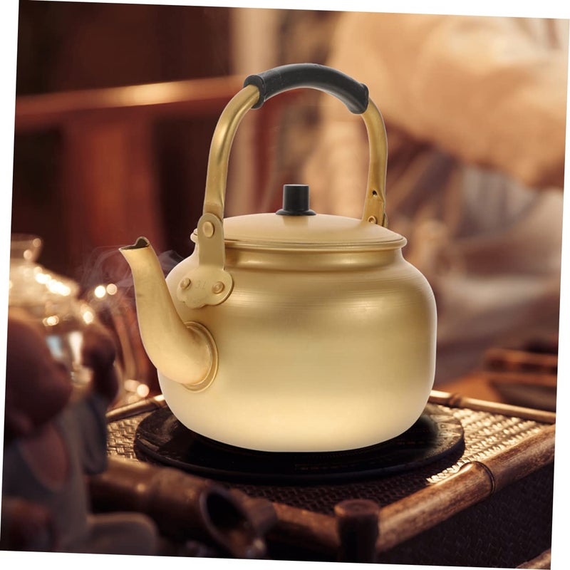 Thickened Aluminum Tea Kettle For Gas Stove And Open Flame Heating - Image 5