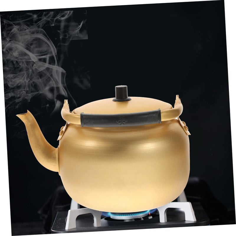 Thickened Aluminum Tea Kettle For Gas Stove And Open Flame Heating - Image 4