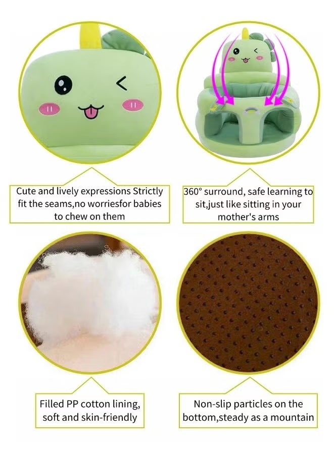 Aissiora Baby Sitting Chair, Baby Sofa, Baby Support Seat, Learning Sitting Chair, Soft Plush Floor Sofa for Baby， Suitable for Boys and Girls - Image 3