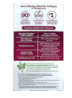 Estroven Estroven Complete Menopause Relief, 84 Vegetarian Caplets  - Image 4