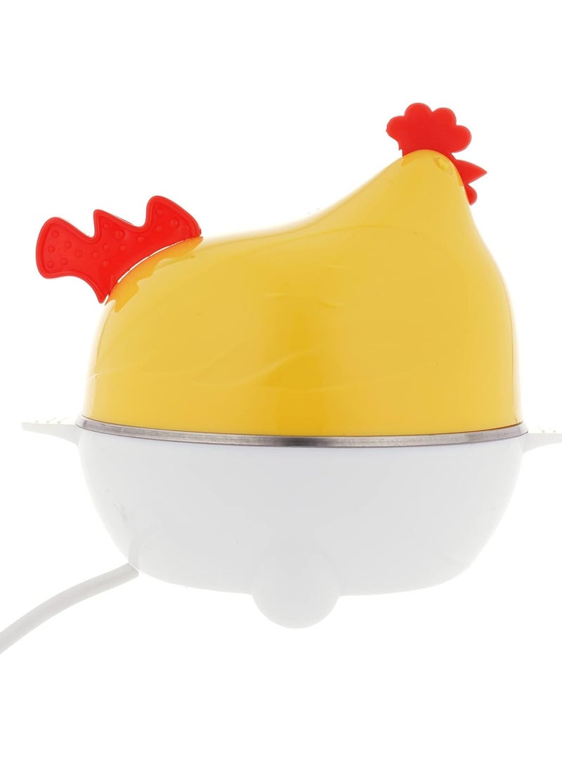 Fast Egg Boiler Stainless Steel Egg Steamer Automatic Power Off Suitable For Steaming Boiling Fried Eggs Yellow  - Image 3