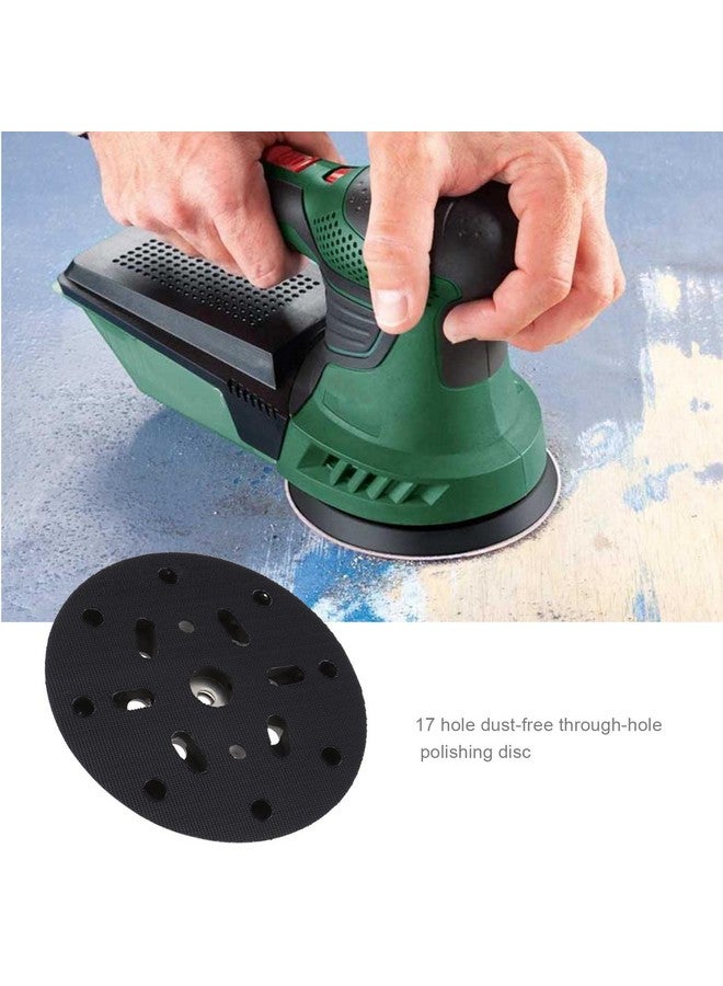 Micro Traders 6 Inch 17 Holes Sanding Disc Pad Backing Sander Hook and Loop Sander Replacement Pad Compatible with BO6030 & BO6040 Festool RO1 ES150 ET2 - Image 2