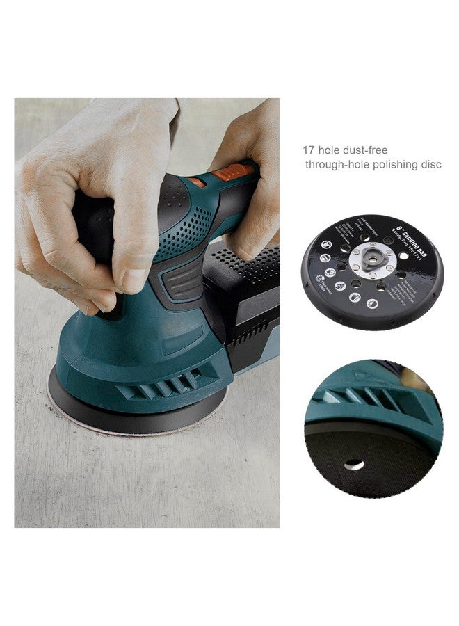 Micro Traders 6 Inch 17 Holes Sanding Disc Pad Backing Sander Hook and Loop Sander Replacement Pad Compatible with BO6030 & BO6040 Festool RO1 ES150 ET2 - Image 3