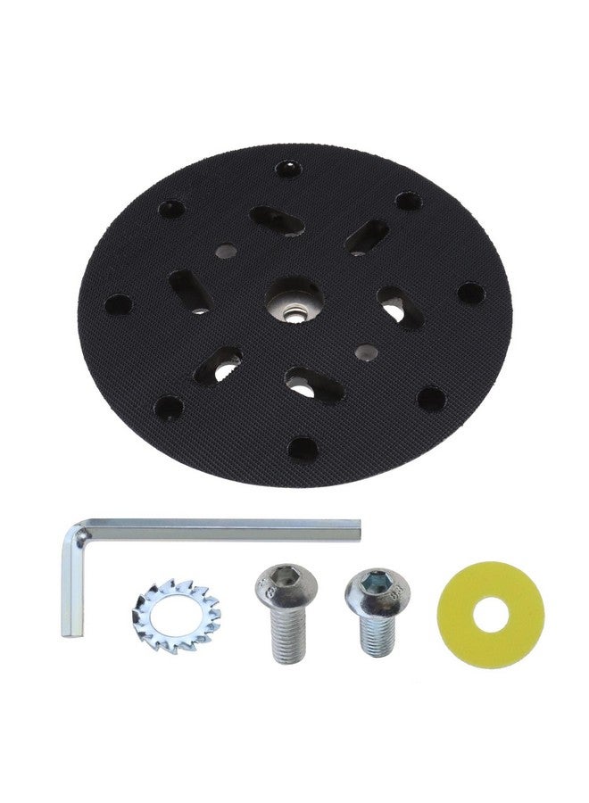 Micro Traders 6 Inch 17 Holes Sanding Disc Pad Backing Sander Hook and Loop Sander Replacement Pad Compatible with BO6030 & BO6040 Festool RO1 ES150 ET2 - Image 1
