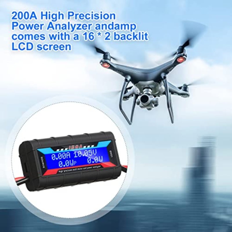 2 Pieces Current Analyzer, 150A High Precision Amp Meter, Digital LCD Backlight Power Monitor, Battery Consumption Performance Tester, Stable Circuit Detection Tool - Image 3